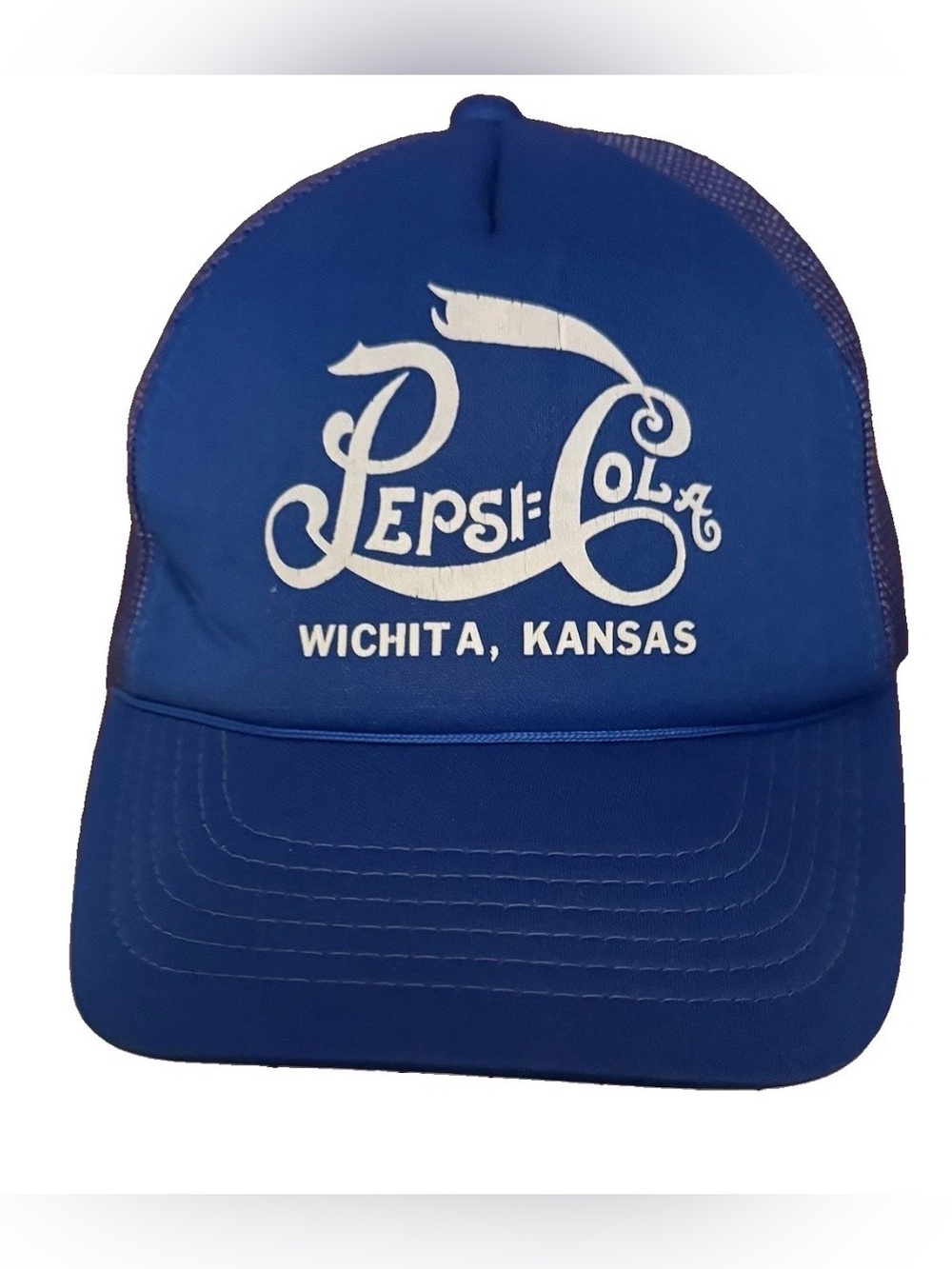 Pepsi Cola Vintage Wichita Kansas Truckers SnapBack Hat